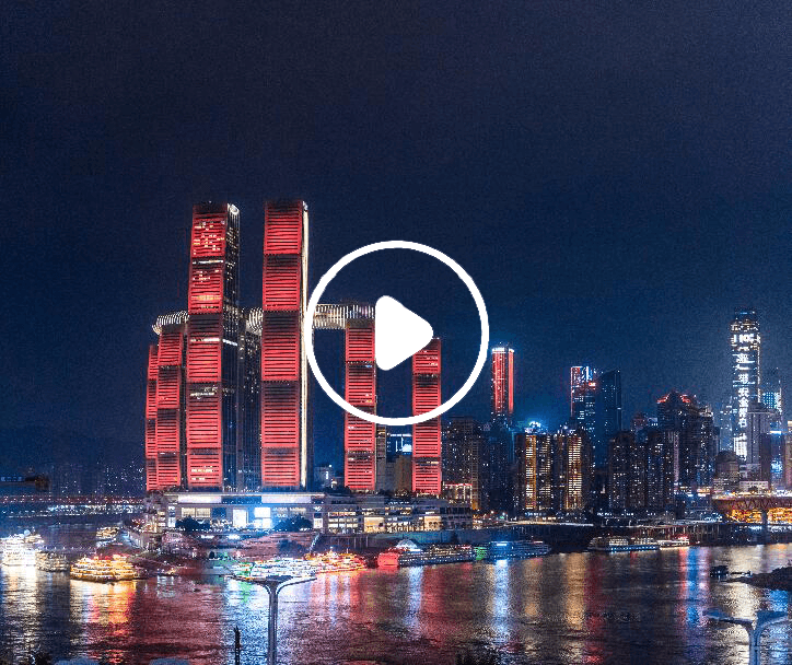 長(zhǎng)嘉匯旗艦店觀景臺(tái)夜景