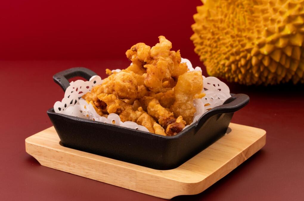 創(chuàng)意新品丨榴蓮酥肉，吃一口就忘不掉的味道！